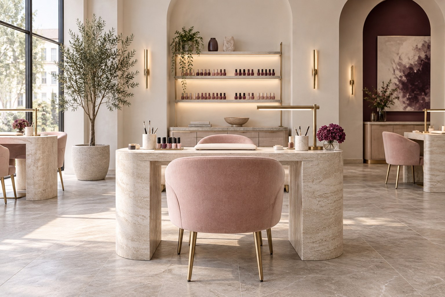 Nail salons · sample studio interior